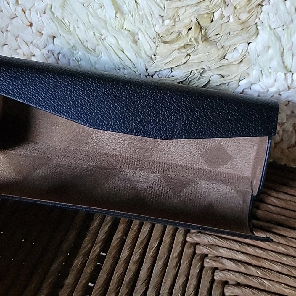 Burberry, black, sunglass/eyeglass, hard case